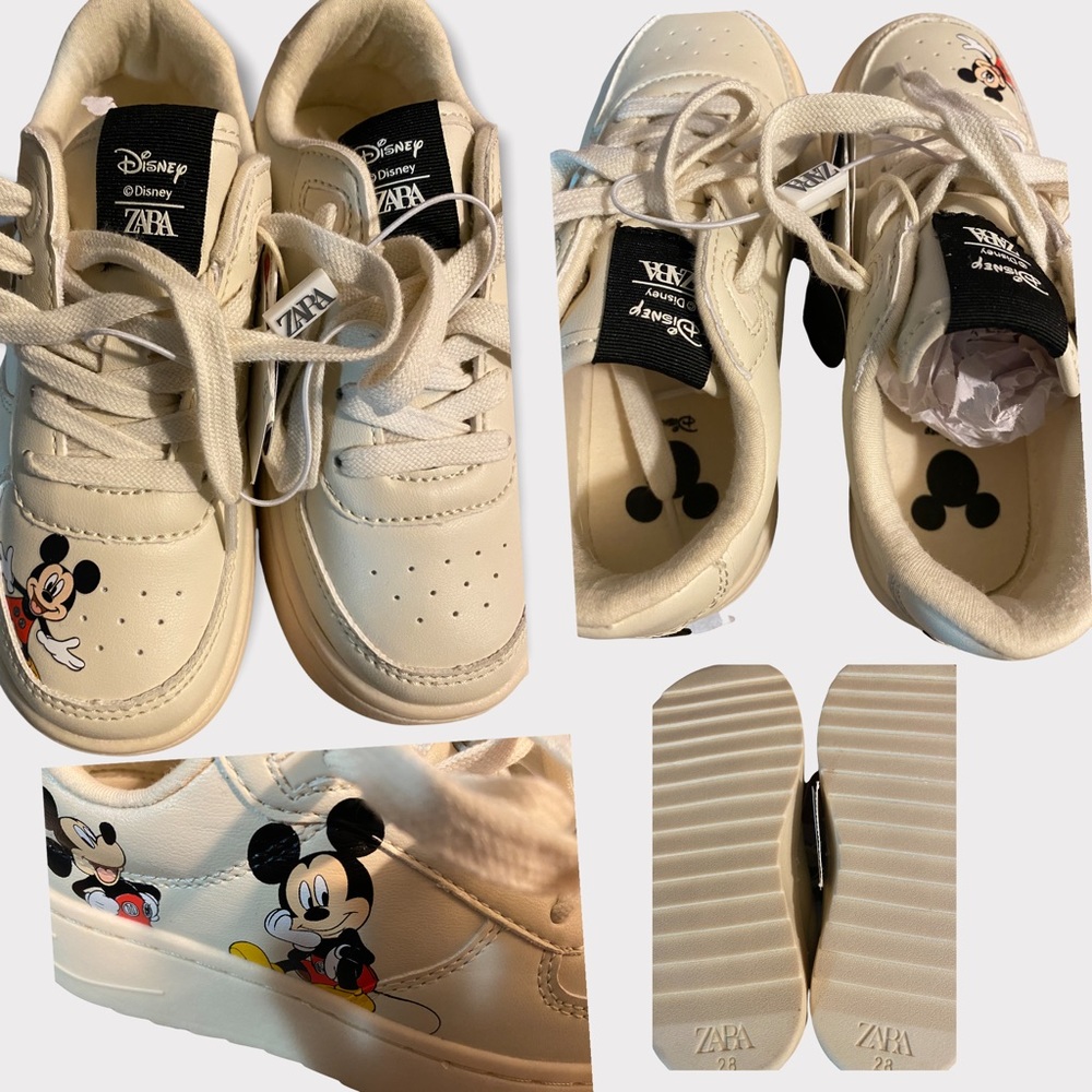 BRAND NEW Zara x Disney Mickey Mouse Sneakers Limited